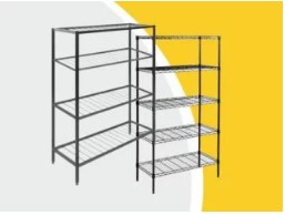 Организация пространства с помощью металлических полок